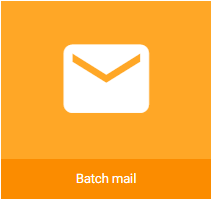 Icoon voor batch email